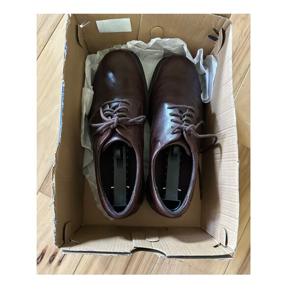 Rockport Mens Style Crew Apron Toe Lace Up Keegan Oxford Dress Shoes 8.5 - Picture 3 of 7